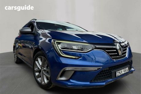 Blue 2017 Renault Megane Wagon GT-Line