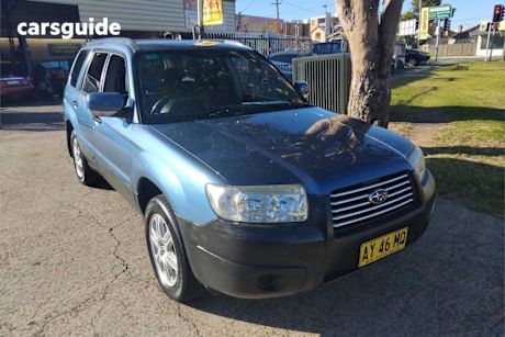 Blue 2007 Subaru Forester Wagon X