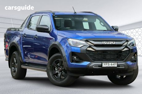 Blue 2024 Isuzu D-MAX Crew Cab Utility X-Terrain (4X4)