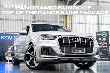 Silver 2023 Audi Q7 Wagon 55 Tfsi S Line Quattro Mhev