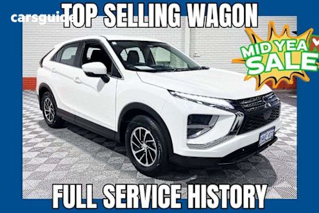 White 2023 Mitsubishi Eclipse Cross Wagon ES