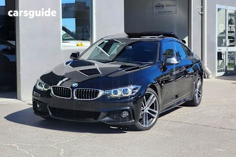 Black 2017 BMW 420i Coupe Gran Coupe Sport Line