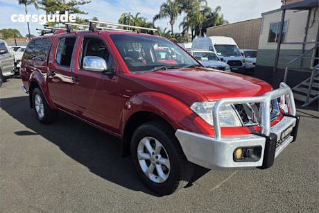 Red 2011 Nissan Navara Dual Cab Pick-up ST-X (4X4)