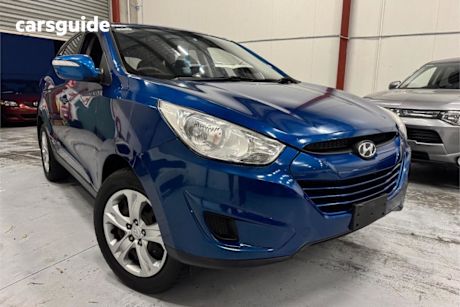 Blue 2010 Hyundai IX35 Wagon ACTIVE (FWD)