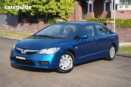 Blue 2010 Honda Civic Sedan VTI LE