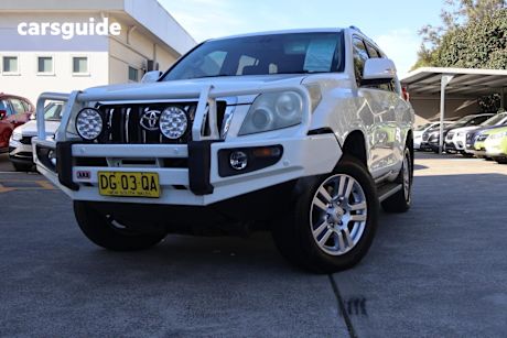 White 2013 Toyota Landcruiser Prado Wagon Vx (4X4)