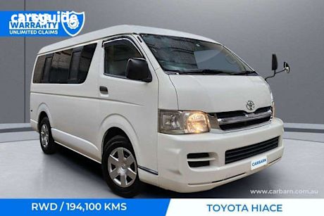 White 2006 Toyota Hiace Bus Commuter