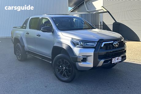 Silver 2024 Toyota Hilux Double Cab Pick Up Rogue 48V (4X4)