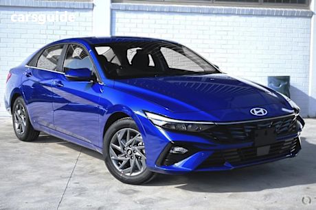 Blue 2025 Hyundai I30 Sedan (No Badge)