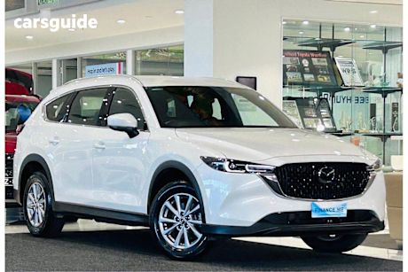 White 2023 Mazda CX-8 SUV G25 SPORT F