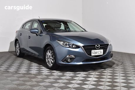 Blue 2015 Mazda 3 Hatchback Maxx