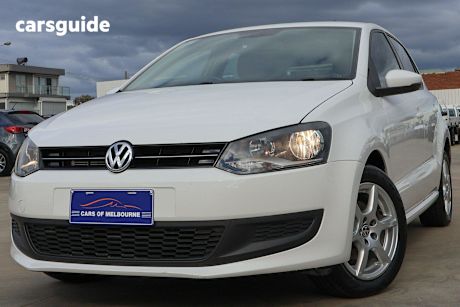 White 2014 Volkswagen Polo Hatchback 77 TSI Comfortline