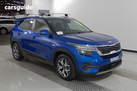 Blue 2019 Kia Seltos Wagon Sport+ (awd)