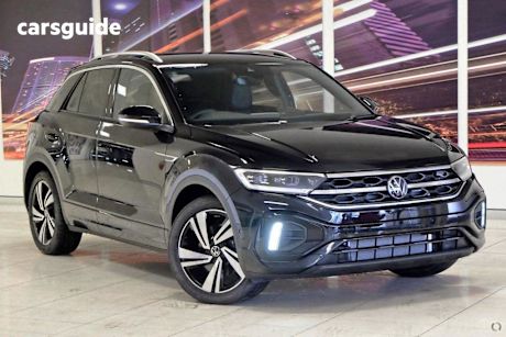 Blue 2025 Volkswagen T-ROC Wagon 140TSI R-Line