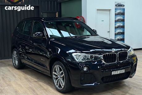 Black 2016 BMW X3 Wagon Xdrive 20I