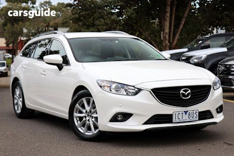 White 2014 Mazda 6 Wagon Touring