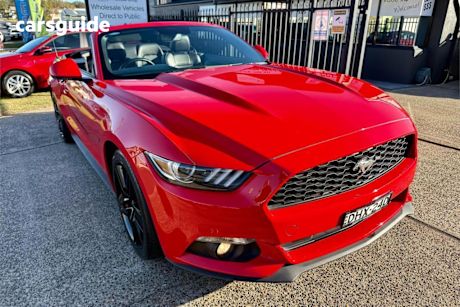 Red 2016 Ford Mustang Convertible 2.3 GTDI
