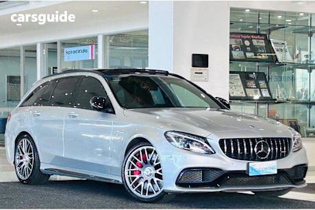 Silver 2018 Mercedes-Benz C63 Estate S