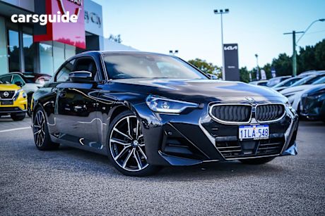 Black 2022 BMW 220I Coupe M Sport