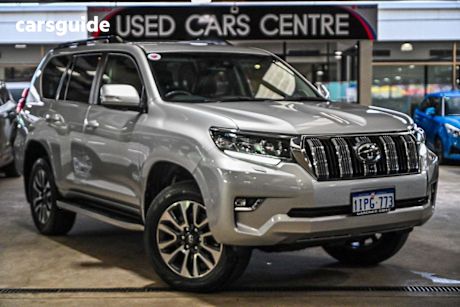 Silver 2022 Toyota Landcruiser Prado Wagon VX Flat Tailgate