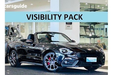 Black 2017 Abarth 124 Roadster Spider