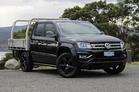 Black 2018 Volkswagen Amarok Dual Cab Utility V6 TDI 580 Highline Edition