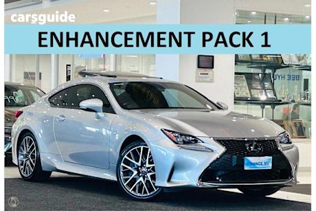 Silver 2018 Lexus RC350 Coupe F Sport