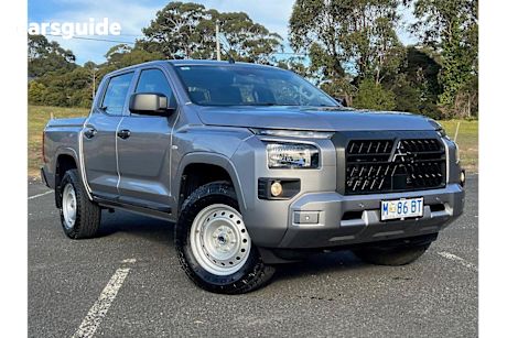Silver 2024 Mitsubishi Triton Double Cab Pick Up GLX (4X4)