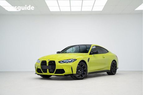 Yellow 2023 BMW M4 Coupe Competition