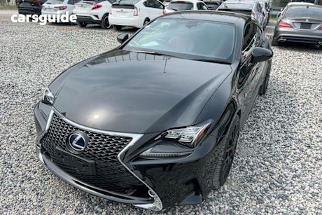 Black 2015 Lexus RC Coupe RC300h F Sport 2dr Coupe CVT 1sp RWD 2.5i/164kW Hybrid