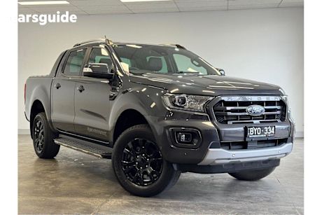 Grey 2022 Ford Ranger Double Cab Pick Up Wildtrak 2.0 (4X4)