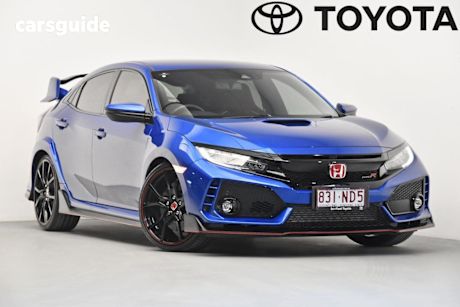 Blue 2017 Honda Civic Hatchback Type R