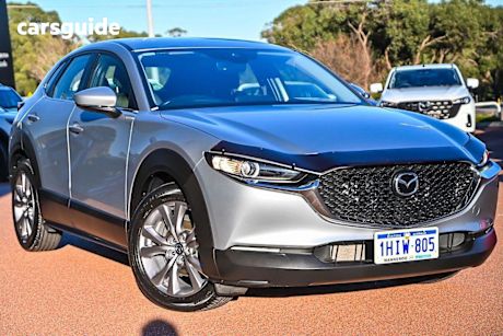 Silver 2021 Mazda CX-30 Wagon G20 Evolve (fwd)