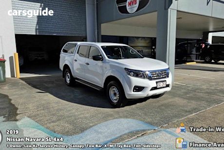White 2019 Nissan Navara Dual Cab Pick-up SL (4X4)
