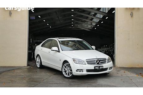 White 2008 Mercedes-Benz C220 Sedan CDI Classic