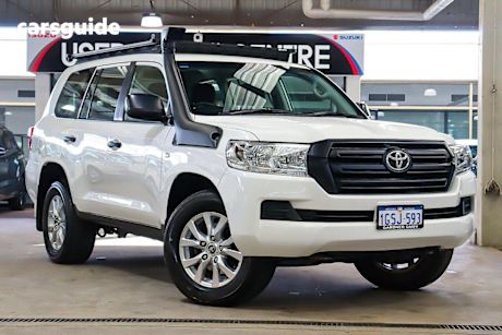 White 2019 Toyota Landcruiser Wagon LC200 GX (4X4)