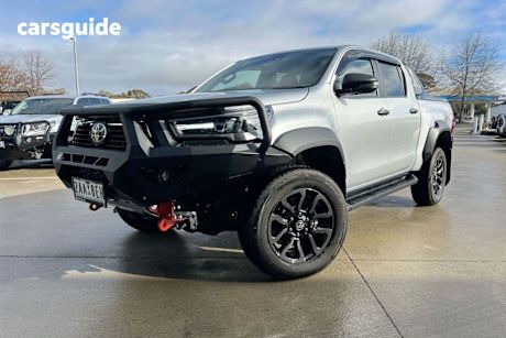 Silver 2024 Toyota Hilux Double Cab Pick Up Rogue 48V (4X4)