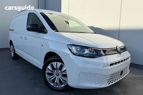 White 2025 Volkswagen Caddy Commercial TDI320 Cargo Maxi DSG