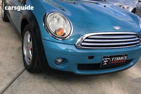 Blue 2007 Mini Cooper Hatchback