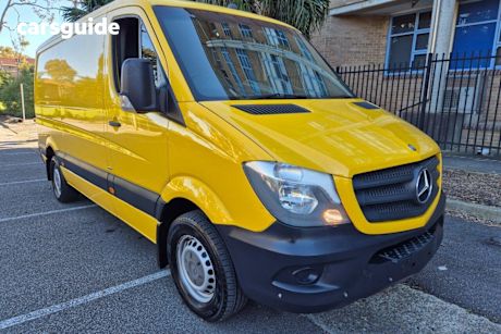 Yellow 2015 Mercedes-Benz Sprinter Van 313CDI MWB