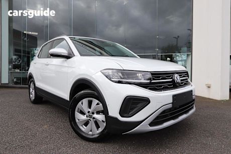 White 2024 Volkswagen T-Cross Wagon 85Tfsi Life
