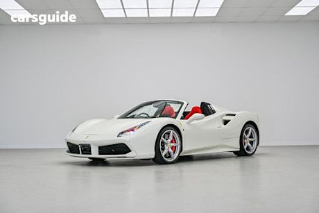 White 2018 Ferrari 488 Convertible R