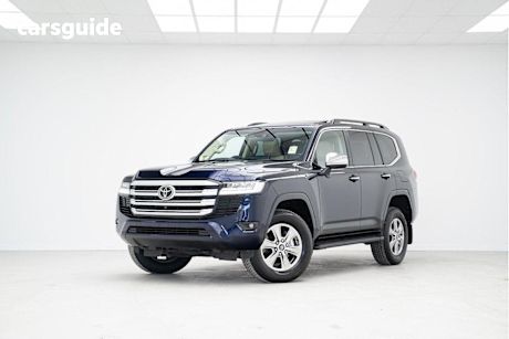 Blue 2024 Toyota Landcruiser Wagon LC300 Sahara (4X4)