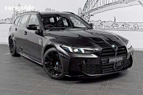 Black 2024 BMW M3 Wagon Competition Touring M Xdrive