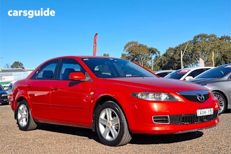 Red 2006 Mazda 6 Sedan Classic