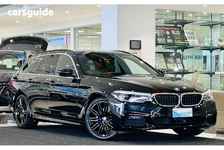 Black 2020 BMW 5 Wagon