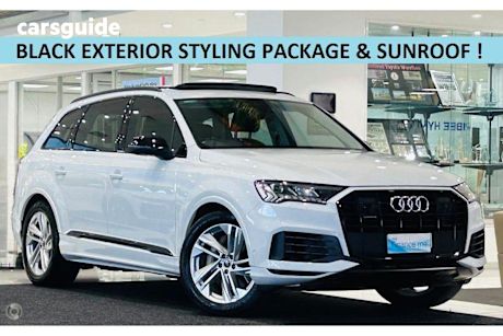 White 2021 Audi Q7 Wagon 45 TDI Quattro Mhev