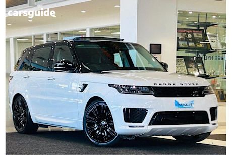 White 2018 Land Rover Range Rover Sport SUV SDV6 AUTOBIOGRAPHY DYNAMIC 4X4