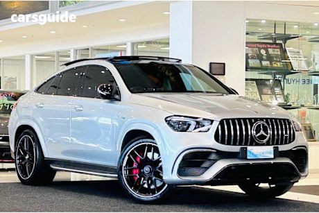 Silver 2021 Mercedes-Benz GLE450 Coupe 4Matic (Hybrid)