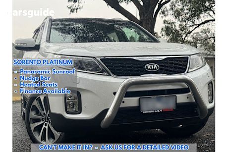 White 2014 Kia Sorento Wagon Platinum (4X4)